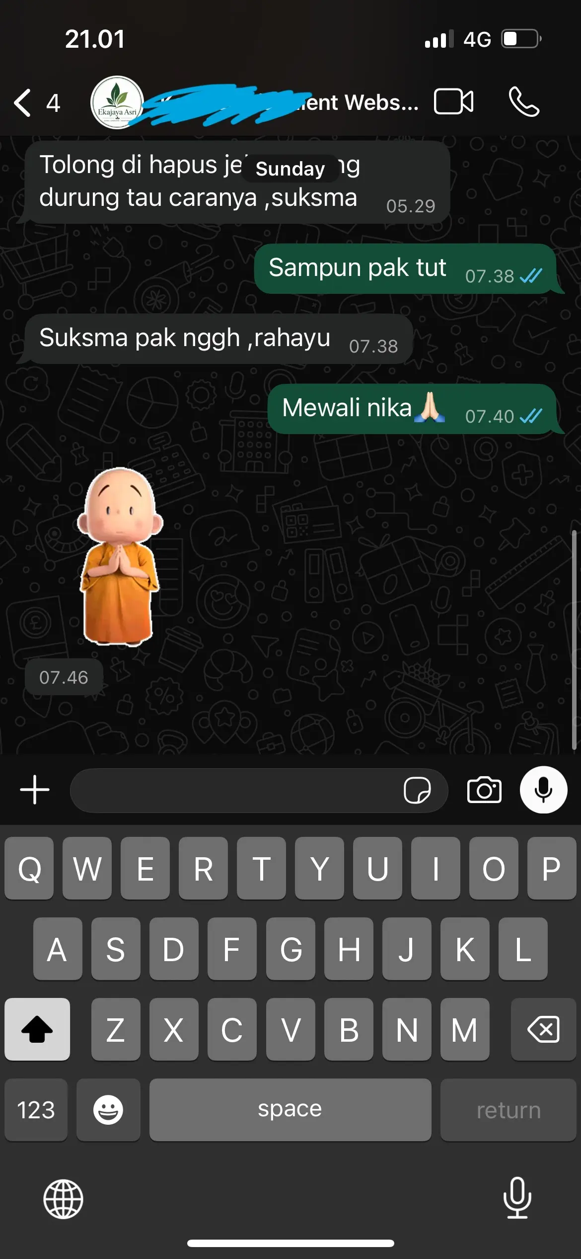 Testimoni client website Bali 3